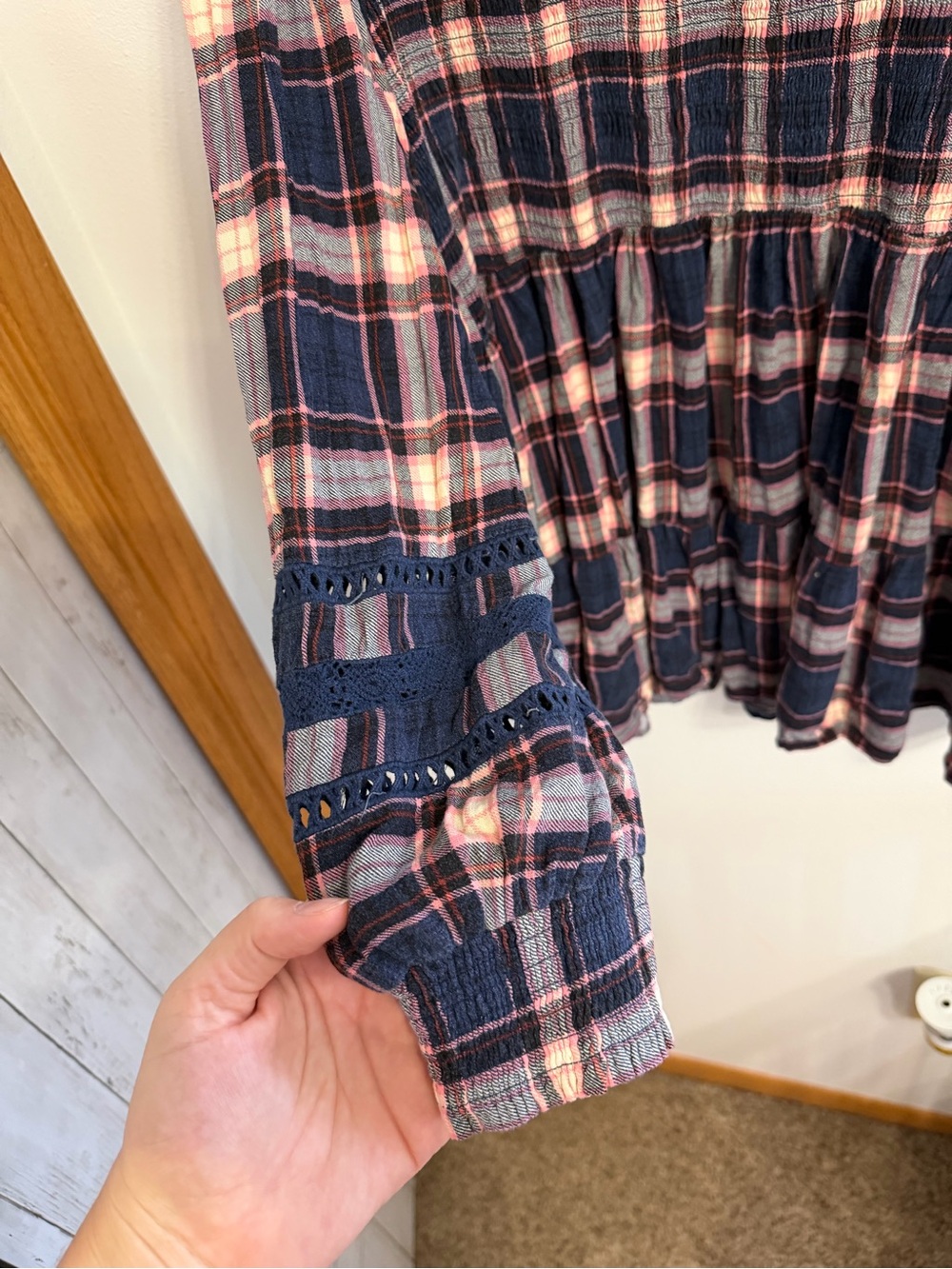 Torrid Plaid Blouse - Picture 9 of 9